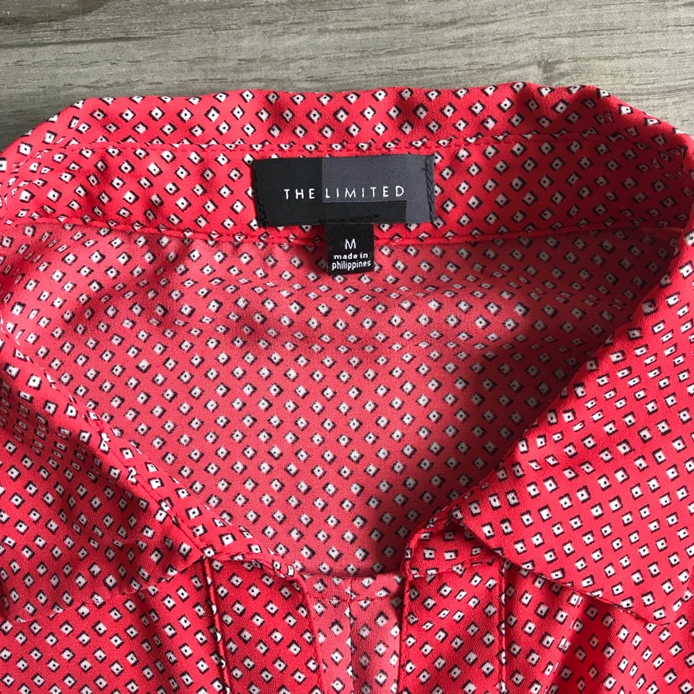 The Limited coral sleeveless top